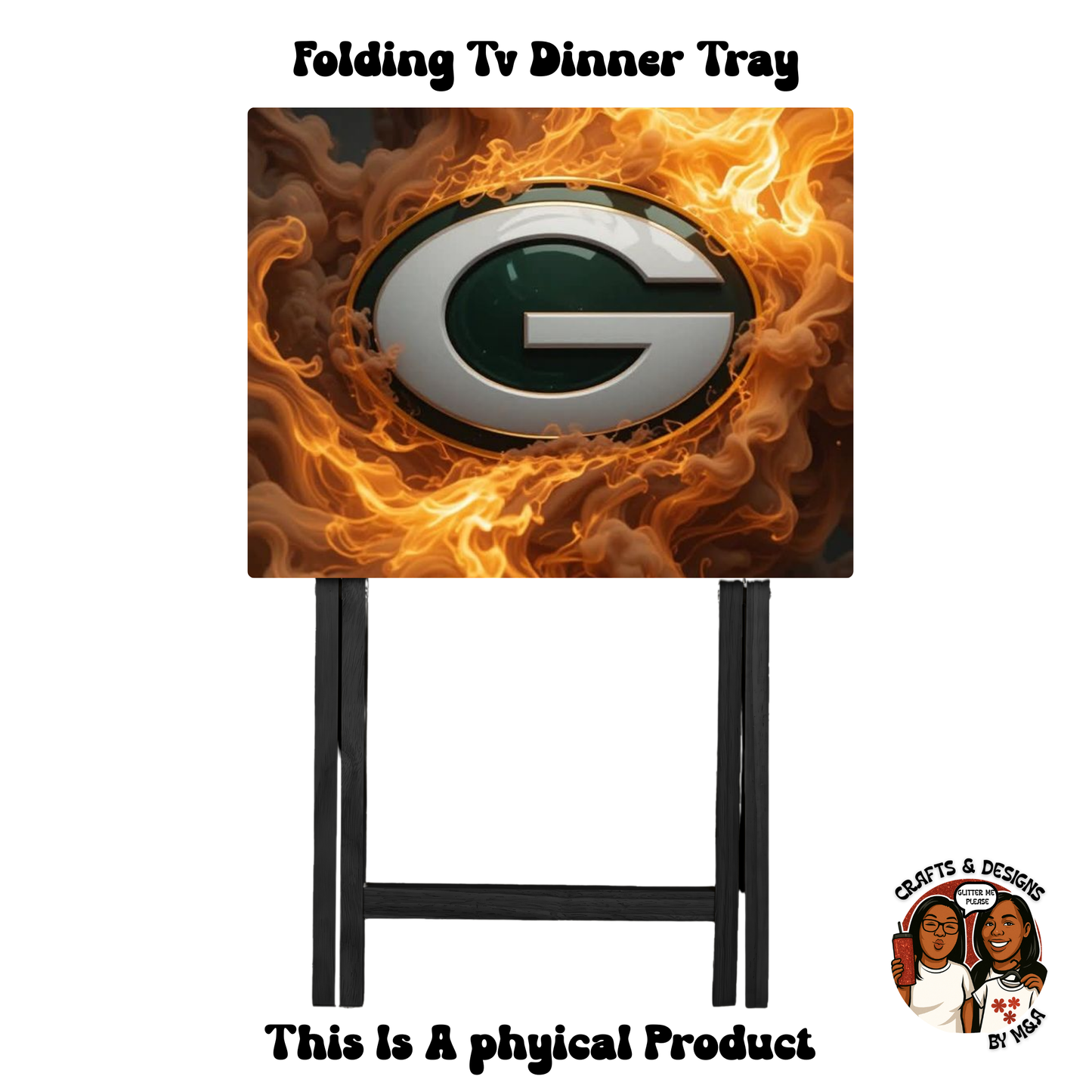 GreenBay Packers Floating Folding Tv Dinner Tray