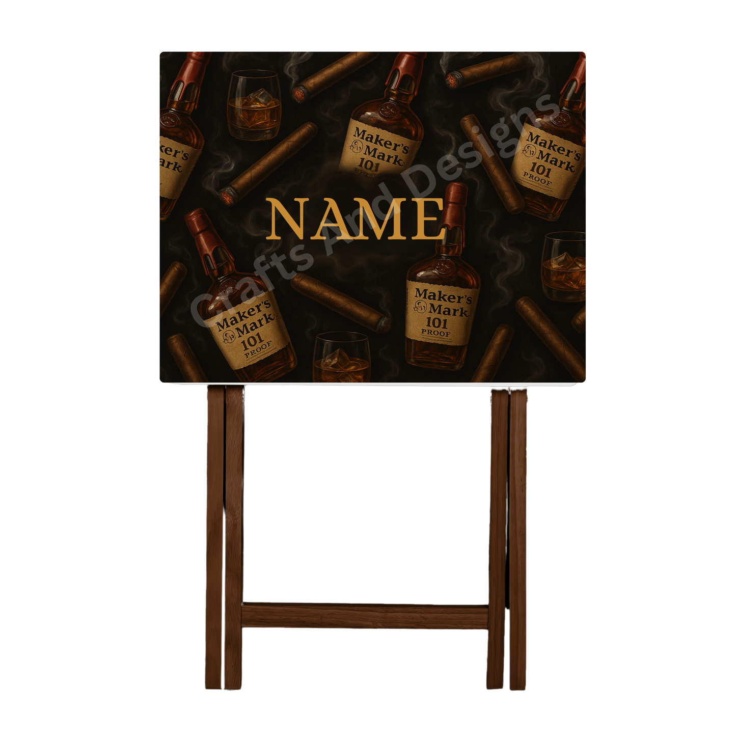 Whiskey & Cigars Dinner TV Tray