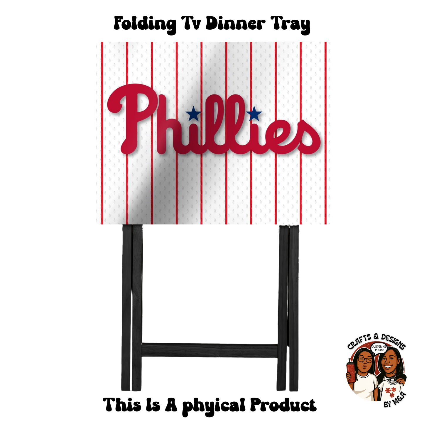 Phillies Jersey Folding Tv Dinner Tray
