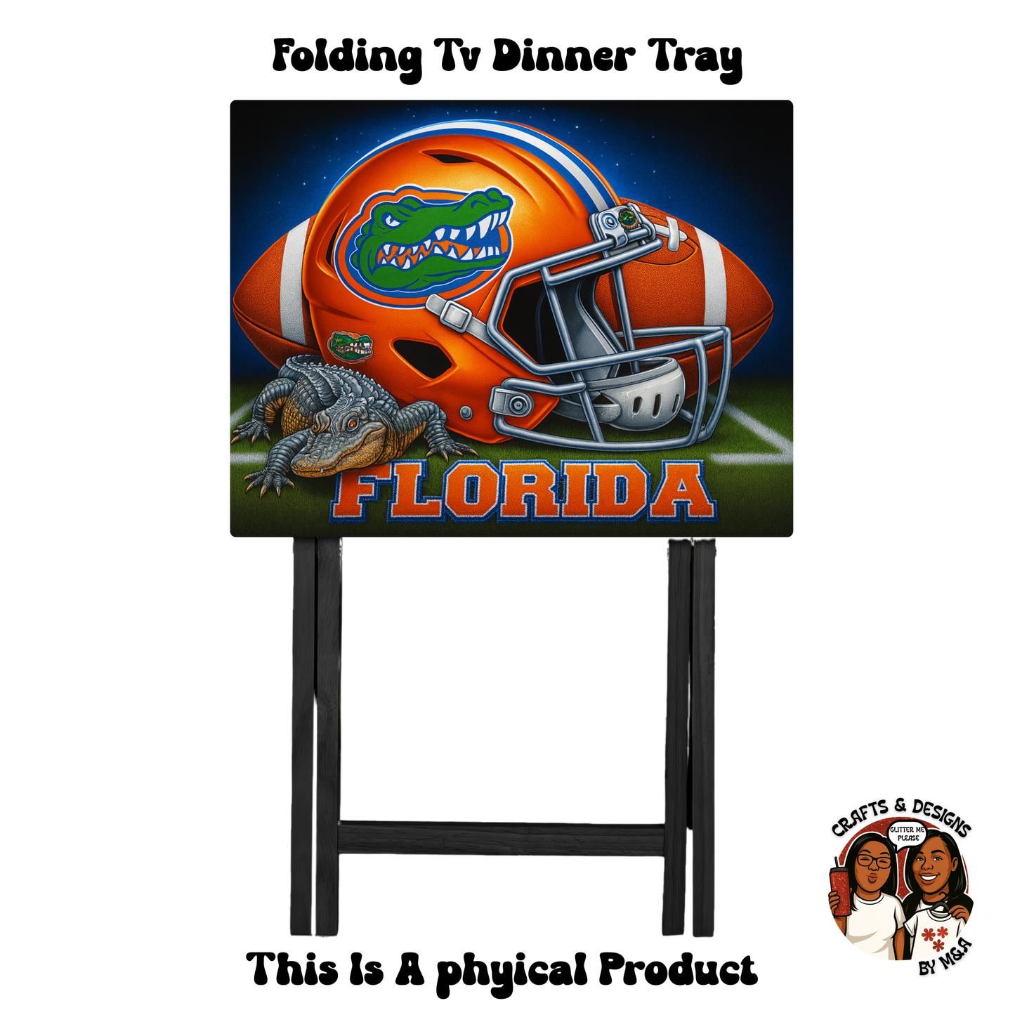 Florida Gators Night Skies Folding Tv Dinner Tray