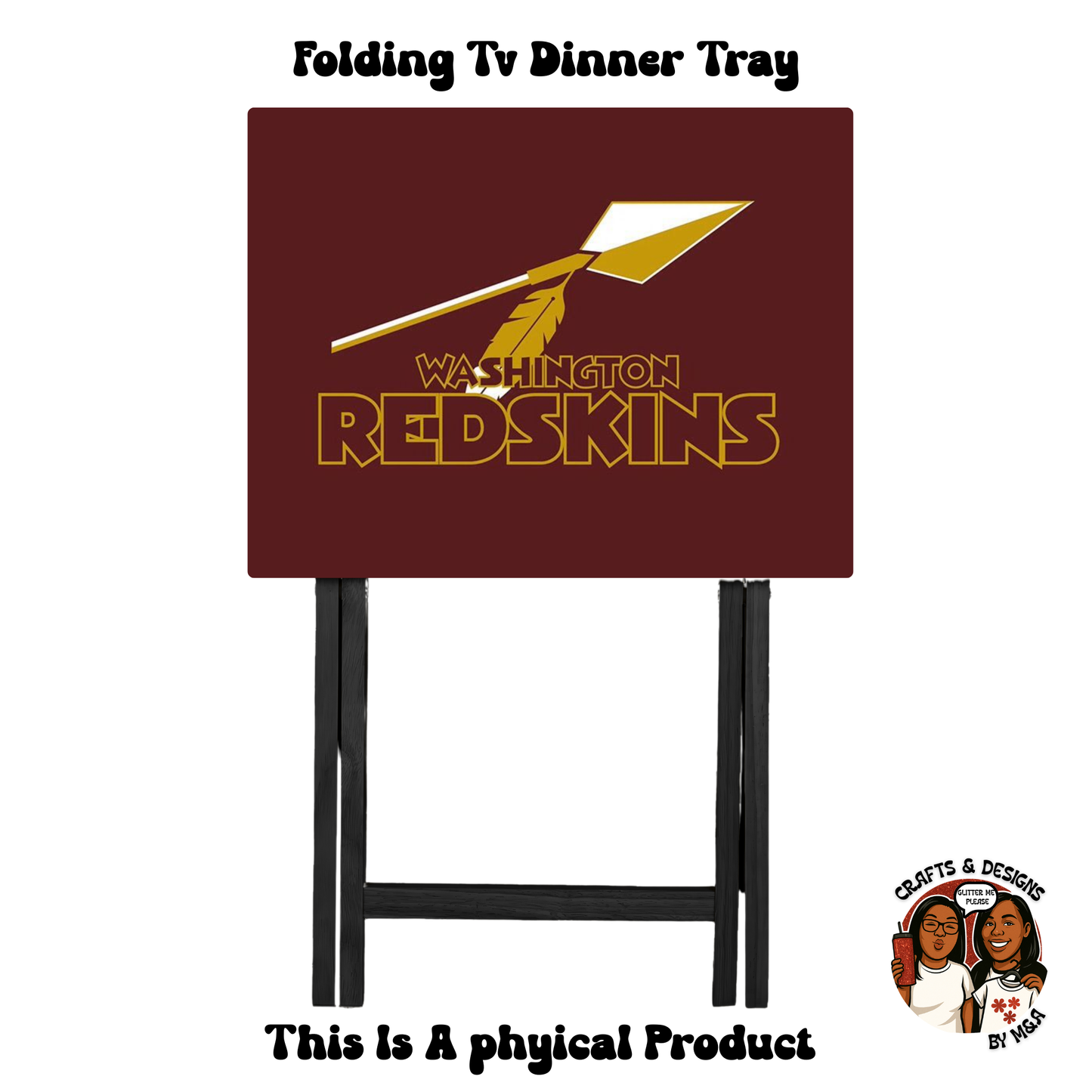 Washington OG Redskins Folding Tv Dinner Tray