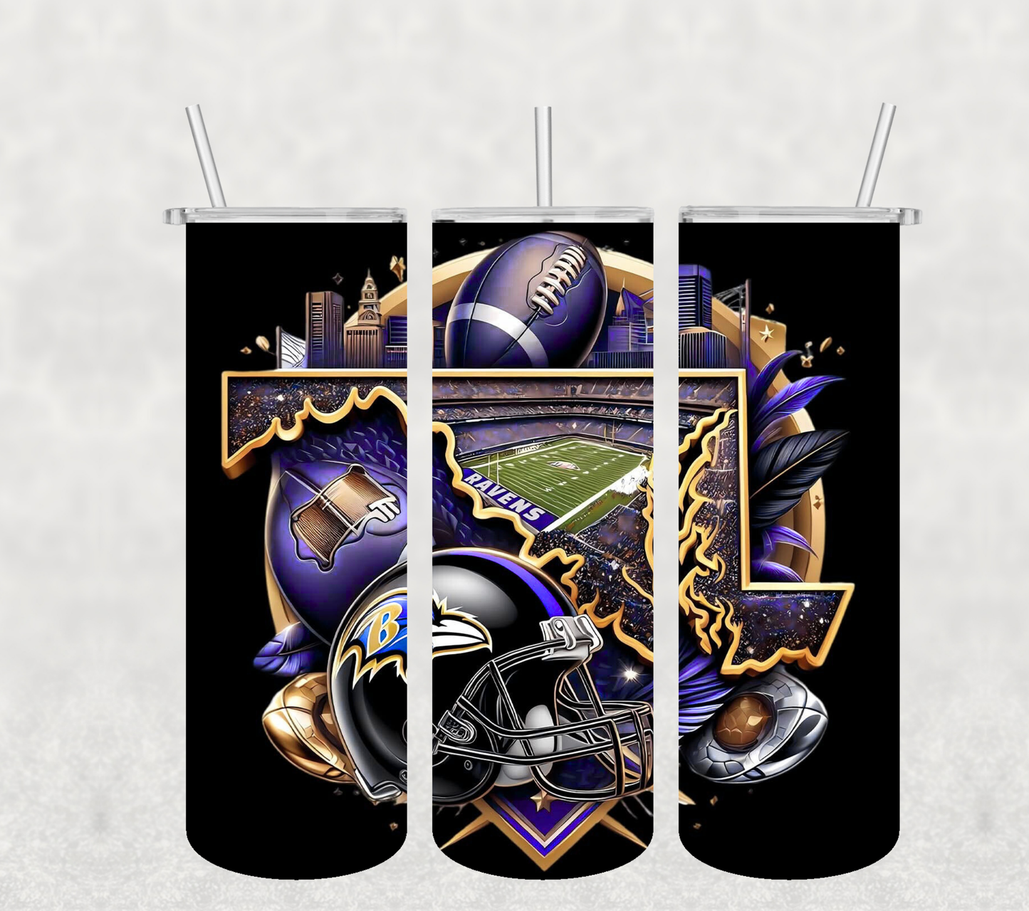 Ravens Stainless-Steel Sublimation Tumbler
