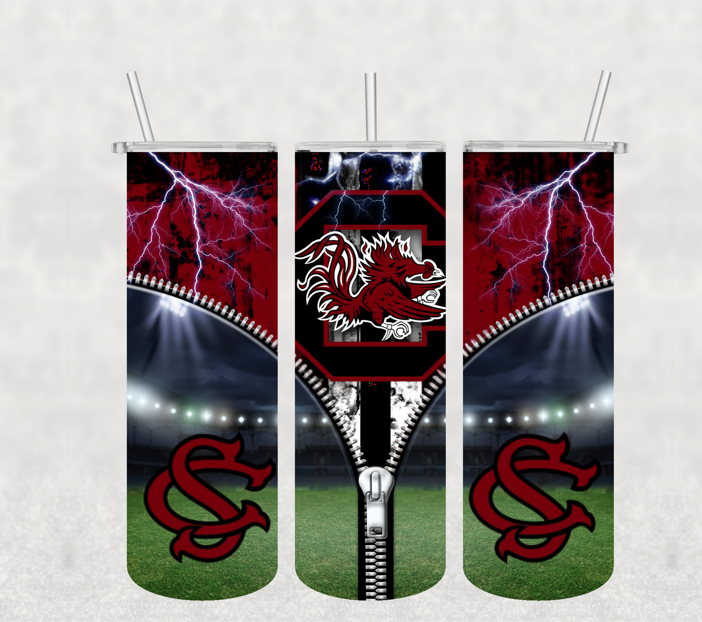 Gamecocks Stainless-Steel Sublimation Tumbler