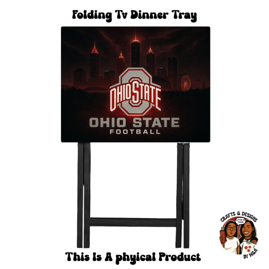 Ohio State Football Folding Tv Dinner Tray