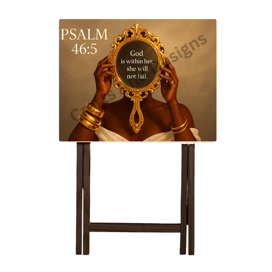 She Shall Not Fail Dinner TV Tray