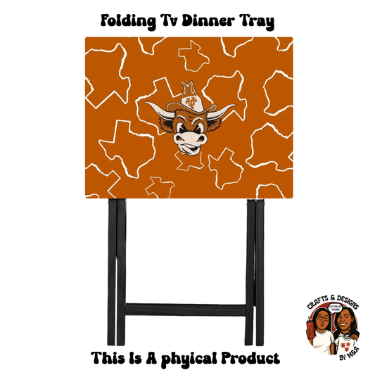 Texas Longhorns TU Folding Tv Dinner Tray