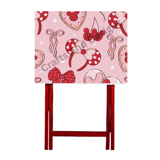 Mins V-Day Dinner TV Tray