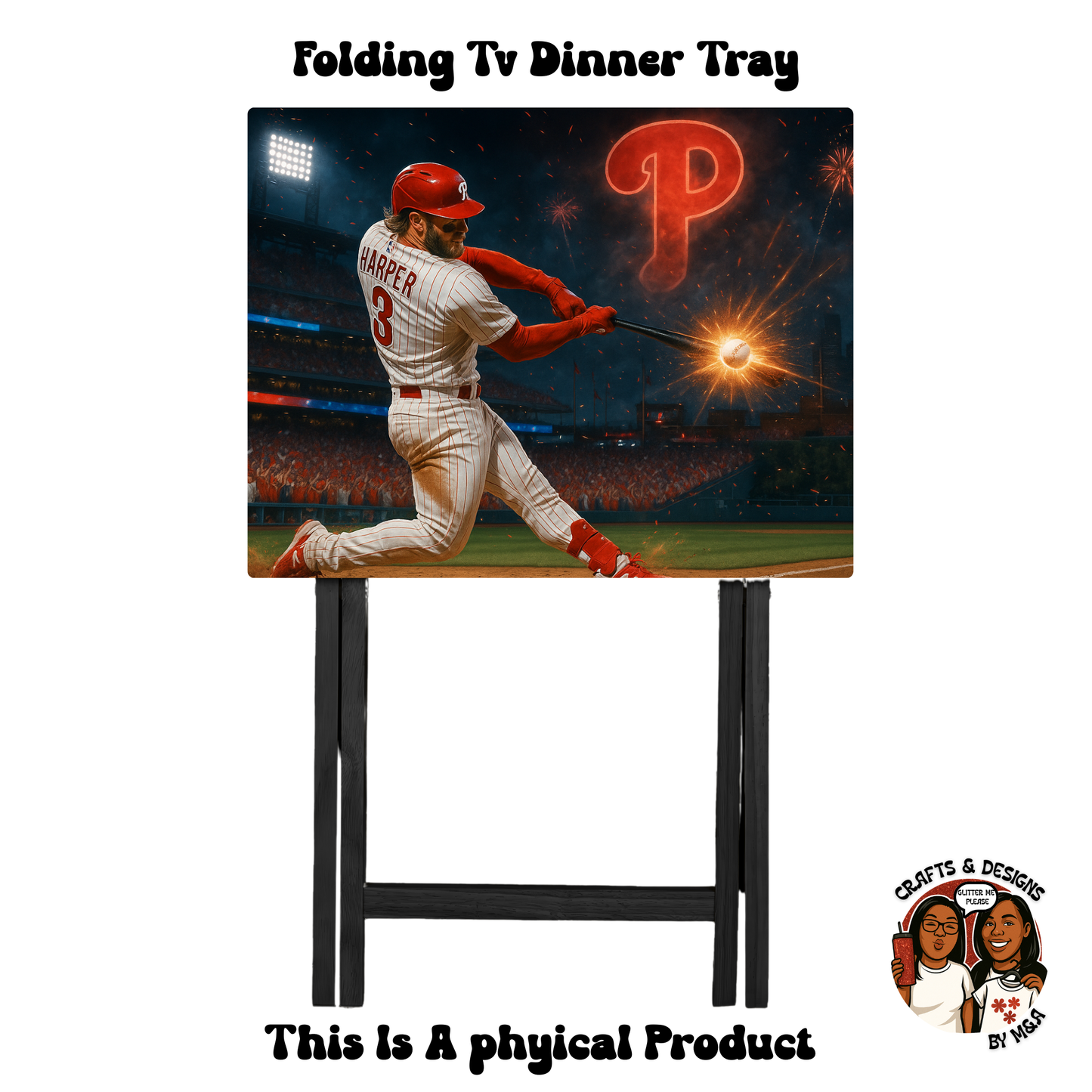Phillies Out The Park Folding Tv Dinner Tray