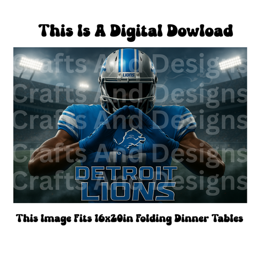 Detroit Lions Hands Up Image