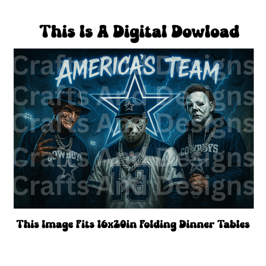 Dallas Cowboys Halloween Mash Up Image
