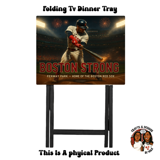 Boston Strong Red Sox Folding Tv Dinner Tray