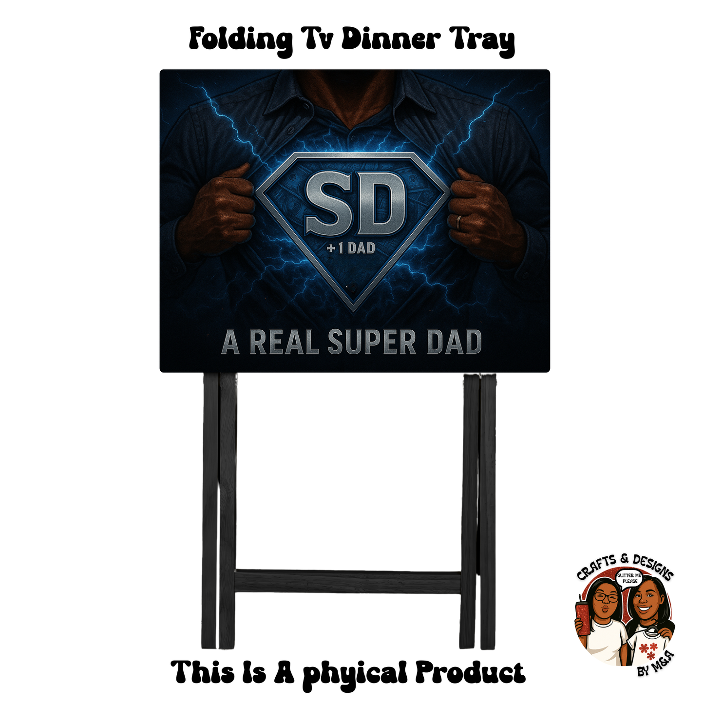 Super DAD Folding Tv Dinner Tray (AA)