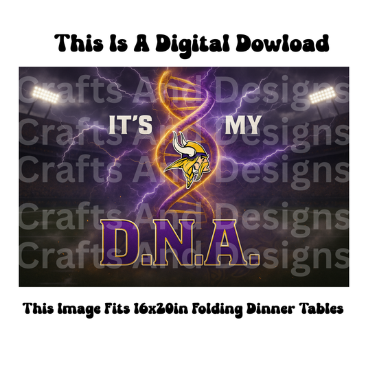 Minnesota Vikings In My DNA Image