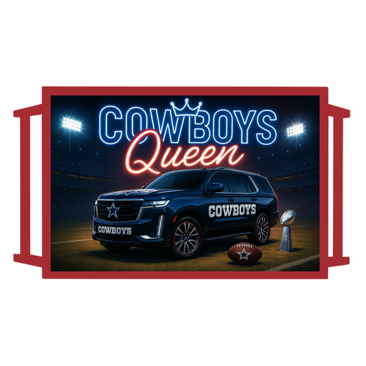 Cowboys Queen Breakfast Tray