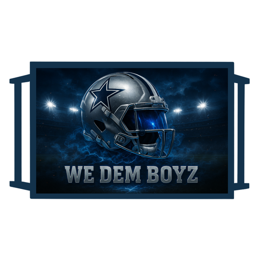 Cowboys We Dem Boyz Helmet Breakfast Tray