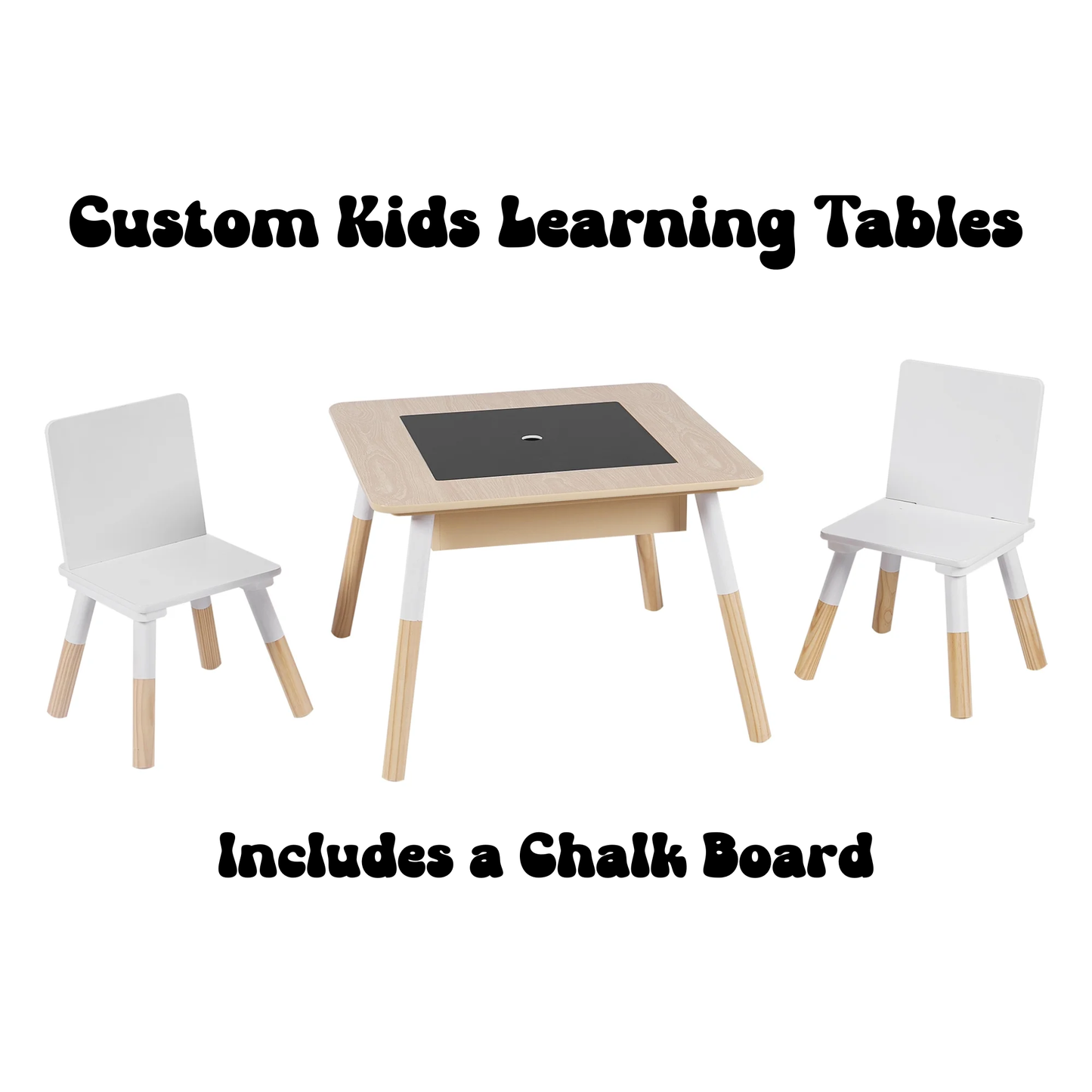 Custom Kids Learning Tables | Personalized Educational Table for Toddlers & Preschoolers