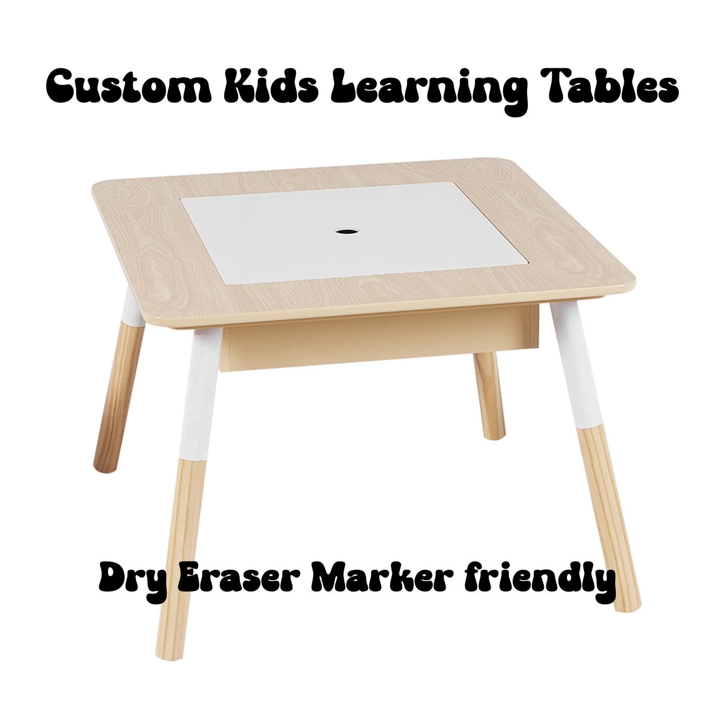 Custom Kids Learning Tables | Personalized Educational Table for Toddlers & Preschoolers