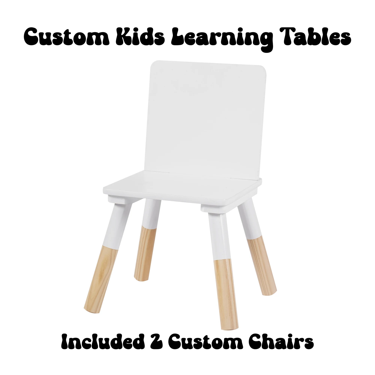 Custom Kids Learning Tables | Personalized Educational Table for Toddlers & Preschoolers