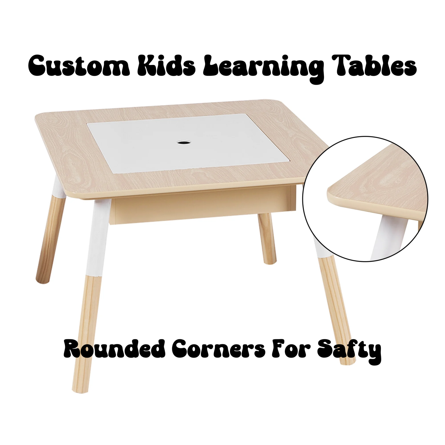 Custom Kids Learning Tables | Personalized Educational Table for Toddlers & Preschoolers