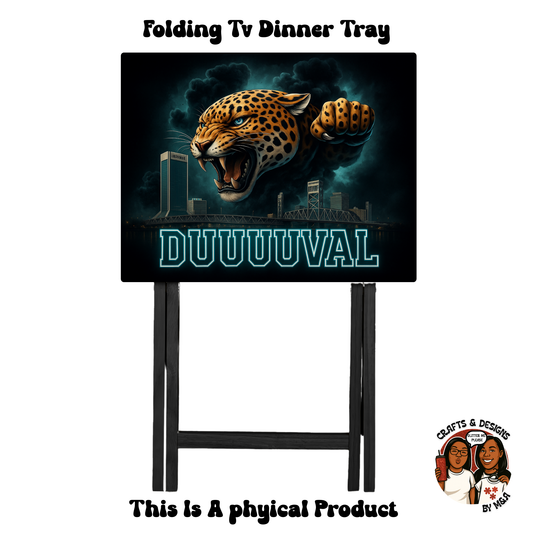 Duuuuval Jacksonville Jags Folding Tv Dinner Tray