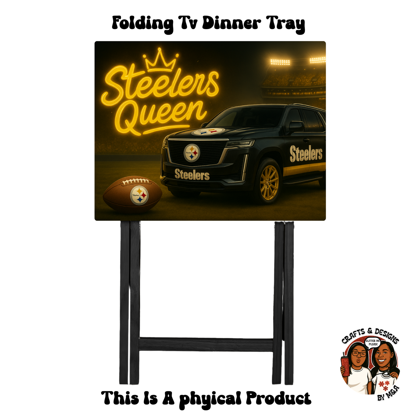 Steelers Queen Folding Tv Dinner Tray