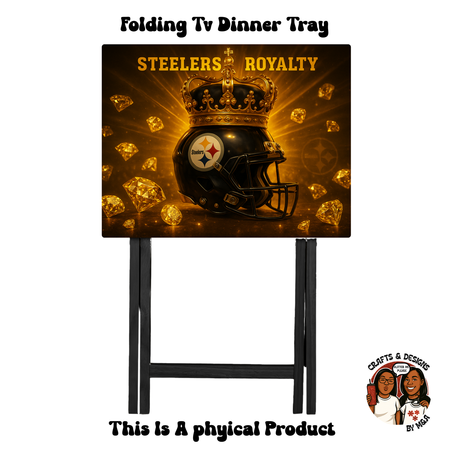 Steelers Royalty Folding Tv Dinner Tray