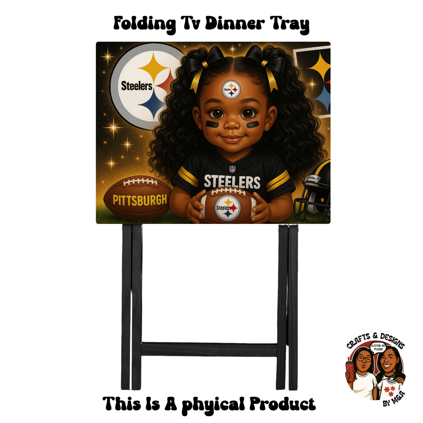 Steelers Baby Folding Tv Dinner Tray