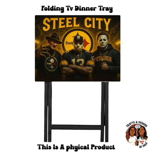 Steelers Steel City Monster Squad Folding Tv Dinner Tray