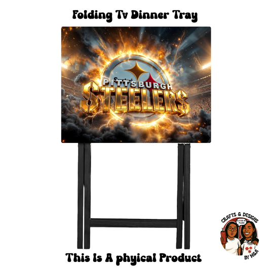 Steelers Bold & Gold Folding Tv Dinner Tray