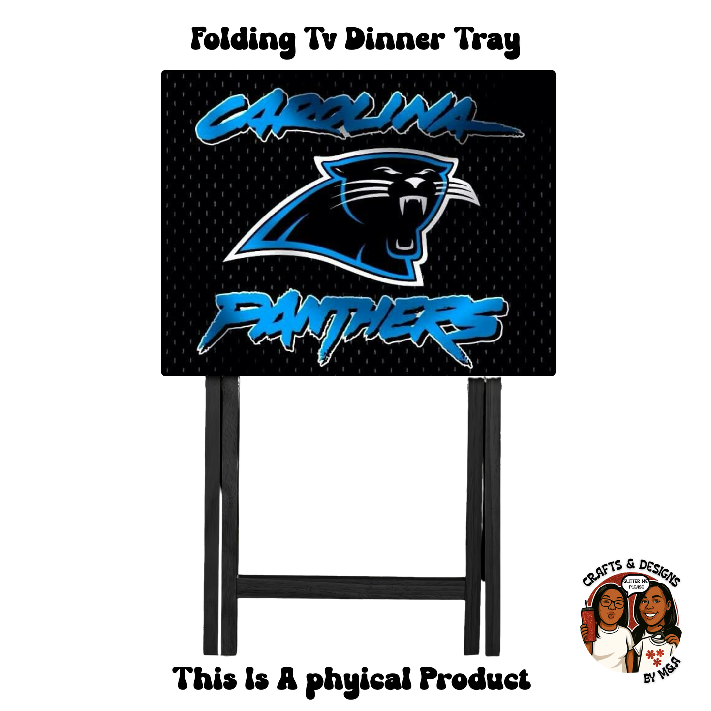 Carolina Panthers Jersey Folding Tv Dinner Tray