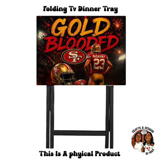 49ers Gold Blooded Folding Tv Dinner Tray