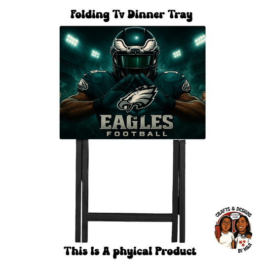 Philly Eagles Dimond Hands Folding Tv Dinner Tray