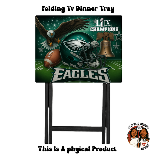 Philly Eagles Champs Folding Tv Dinner Tray