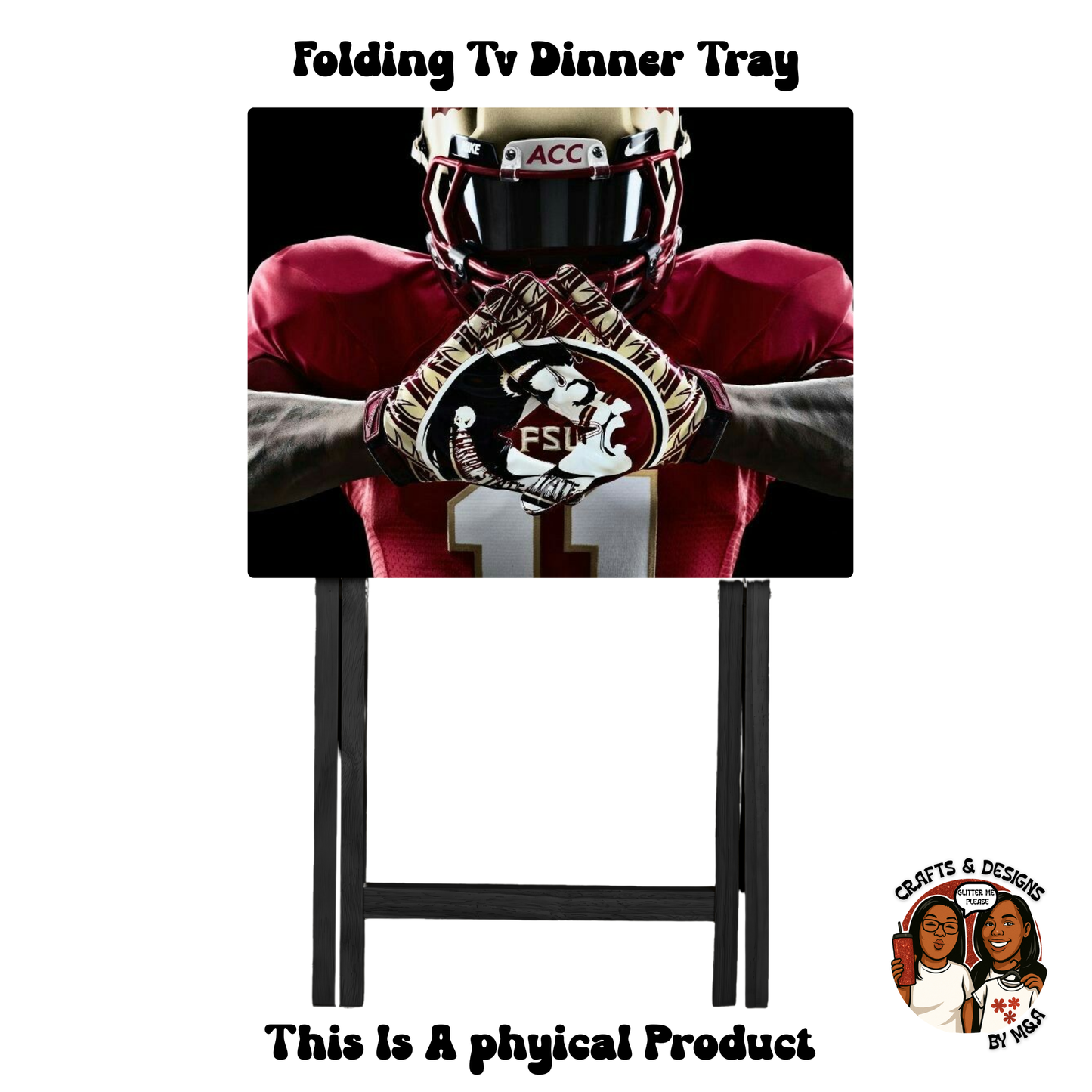 FSU Dimond Hands Folding Tv Dinner Tray