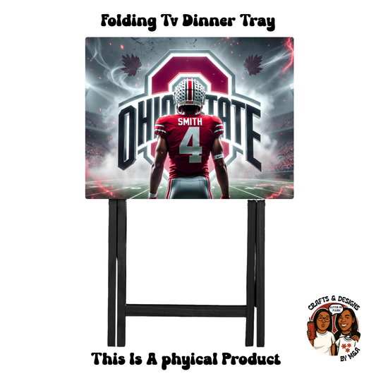 Ohio State #4 Highlight Folding Tv Dinner Tray