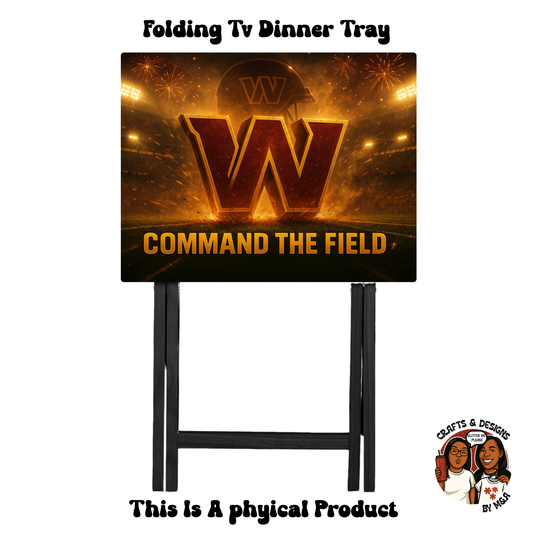 A Washington Commanders Football Folding Tv Dinner Tray