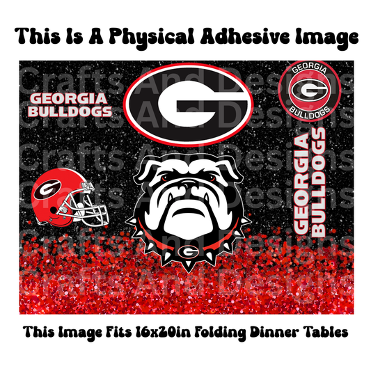 UGA Glitter Physical Adhesive Image