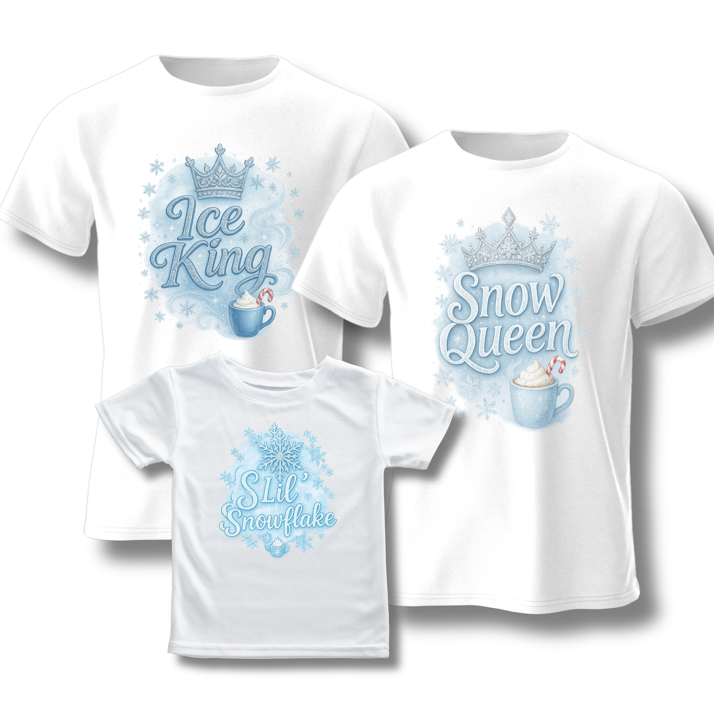 The Winter Wonderland Family Christmas Pajama T-shirt Bundle