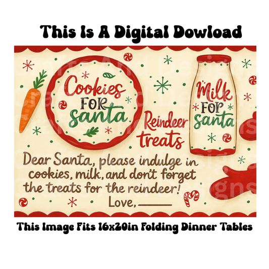 Santa's Milk & Cookies Family Image