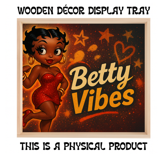 Betty Vibes Wooden Décor Display Tray