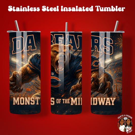 Chicago Bears Monsters Of The Midway Stainless-Steel Tumbler
