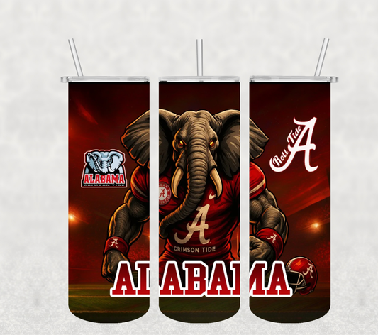 Alabama Stainless-Steel Sublimation Tumbler