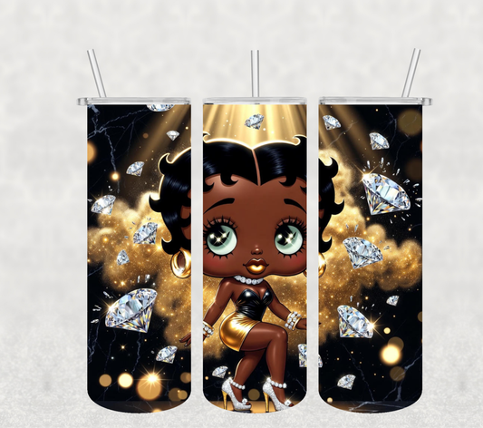Betty Boop 2 Stainless-Steel Sublimation Tumbler