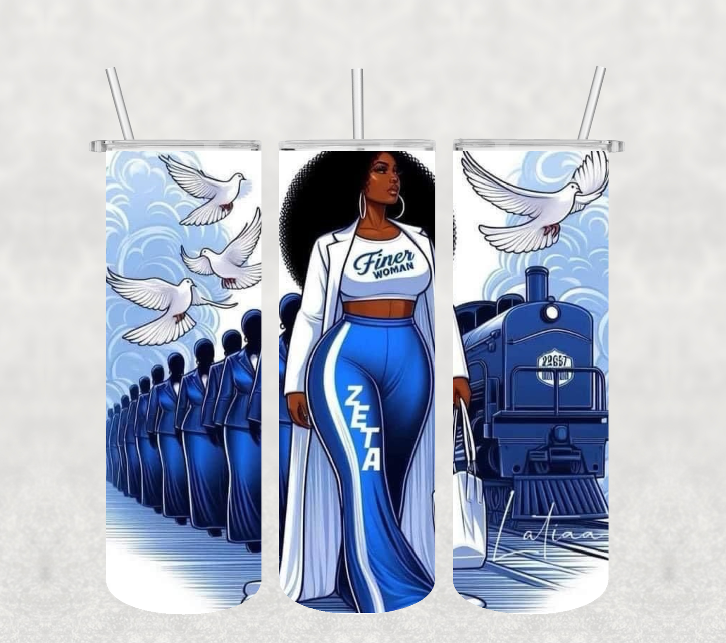 Finer Zeta Stainless-Steel Sublimation Tumbler